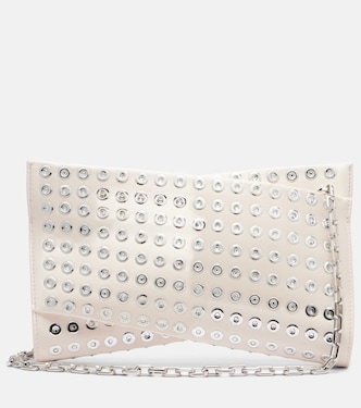 Loubitwist Small crystal-embellished clutch | Christian Louboutin