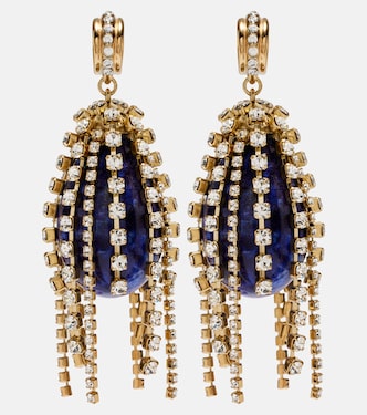 Crystal-embellished drop earrings  | Chloé