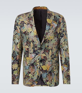 Roma printed wool-blend blazer | Etro