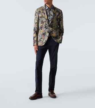 Blazer Roma imprimé en laine mélangée | Etro