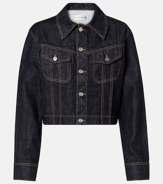 Cropped denim jacket | Victoria Beckham