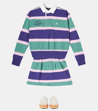 Gonna in cotone a righe | Polo Ralph Lauren Kids