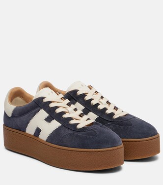Baskets Hogan Cool à plateforme en daim | Hogan