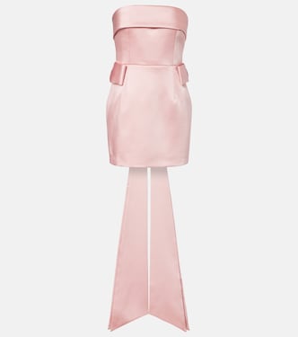 Lalani bow-detail satin minidress | The New Arrivals Ilkyaz Ozel