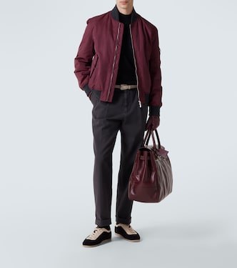 Pantalones rectos de algodón | Brunello Cucinelli