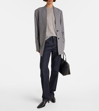 Jeans rectos de tiro bajo | Toteme