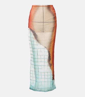 Jupe longue Fire en tulle | Jean Paul Gaultier
