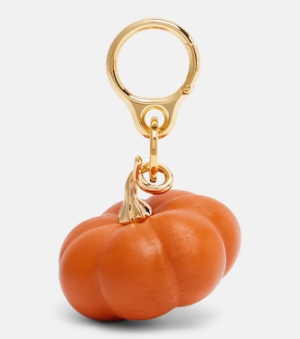 Pumpkin leather bag charm | Loewe