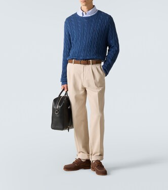 Cable-knit cotton sweater | Polo Ralph Lauren
