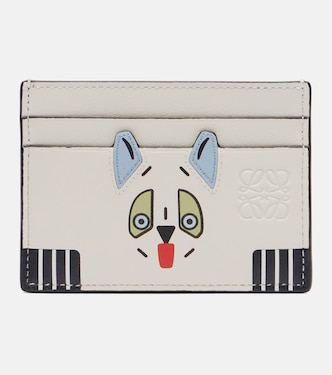 x Louis Wain Cats leather card holder | Loewe