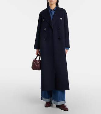 Custodi double-breasted virgin wool coat | 'S Max Mara