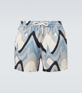 Bedruckte Badeshorts Rio | Frescobol Carioca