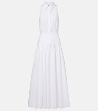 فستان ميدي من القطن البوبلين Romy | Staud