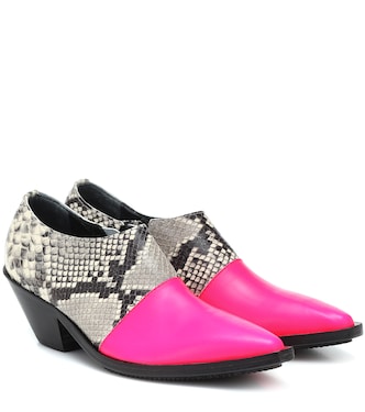 Botines de piel efecto serpiente | Junya Watanabe
