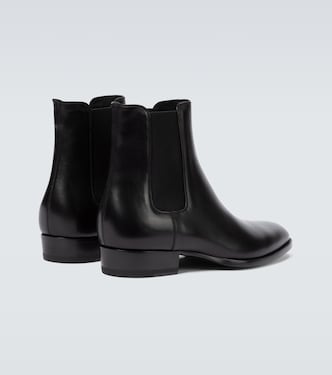 Bottines Chelsea Wyatt en cuir | Saint Laurent