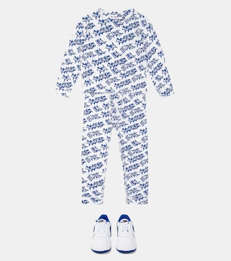 Logo cotton-blend pants | ERL Kids
