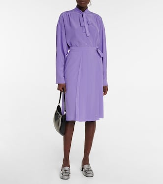 Gonna midi in seta | Prada