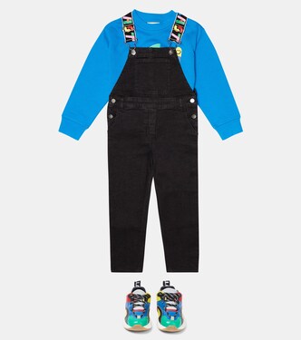 Sudadera de algodón cropped | Stella McCartney Kids