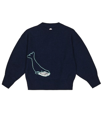 Pull Whale brodé en cachemire | The Row Kids