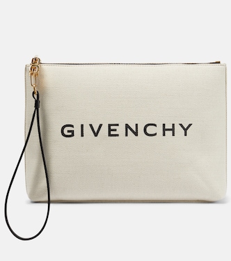 Clutch in canvas di misto cotone | Givenchy