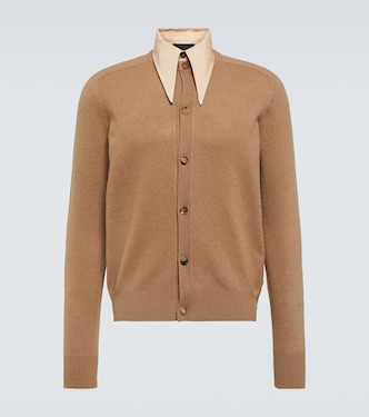 Cardigan aus Kaschmir und Satin | Prada