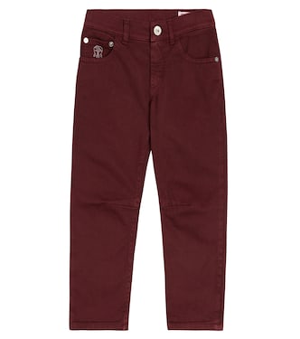 Barrel-leg jeans | Brunello Cucinelli Kids