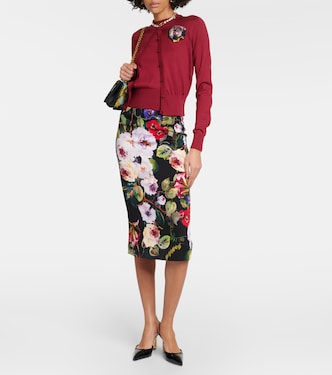 Cardigan in seta | Dolce&Gabbana