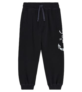 Pantalones deportivos de algodón | Dolce&Gabbana Kids