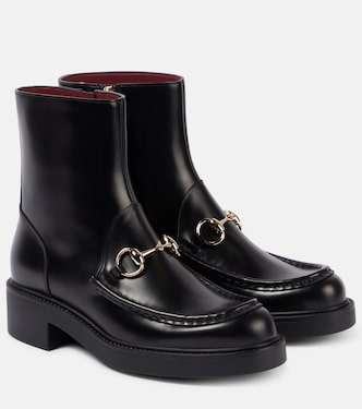 Botines de piel con Horsebit | Gucci