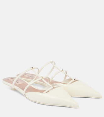 Mules Wispy Rockstud in pelle | Valentino Garavani