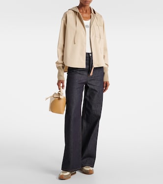 Giacca in misto cotone con cappuccio | Loewe