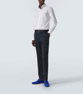 Slip-Ons Truro aus Veloursleder | Manolo Blahnik