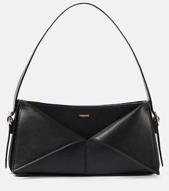Logo leather shoulder bag | Coperni