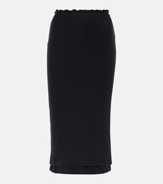 Virgin wool midi skirt | Jil Sander