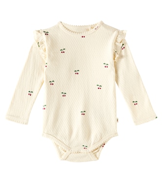 Baby - Body Sui in cotone con volant | Konges Sløjd
