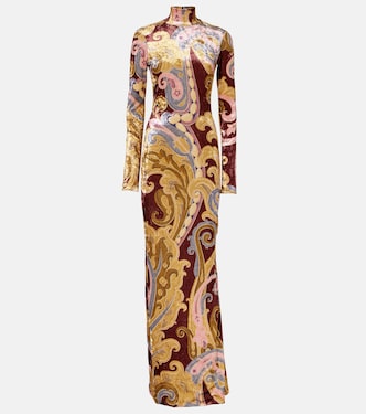 Abito lungo in velluto | Etro