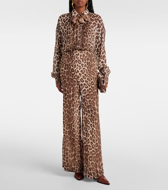 Leopard-print flared pants | Zimmermann