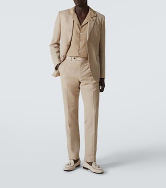 Camicia bowling in lino | Lardini
