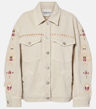 Manona embroidered denim jacket | Marant Etoile