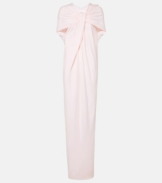 Draped crêpe jersey gown | Jil Sander