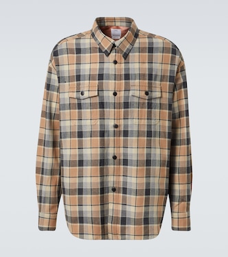 Hemd Lumber Check aus Wolle und Leinen | Visvim
