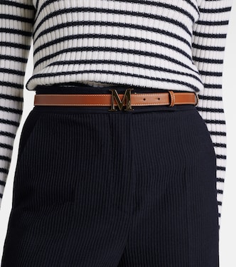 Cinturón de piel con logo | Max Mara
