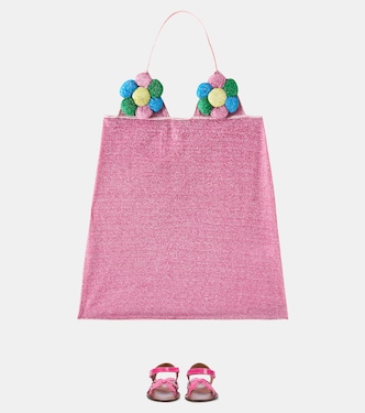 Abito Lumière con lamé e applicazioni | Oséree Kids