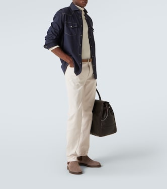 Chelsea Boots aus Veloursleder | Brunello Cucinelli