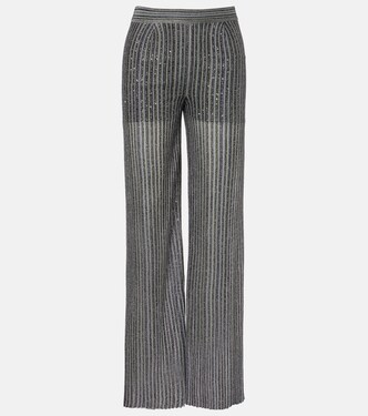 Sequined Lurex® palazzo pants | Missoni