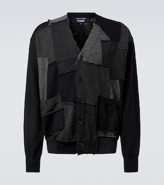 Patchwork wool cardigan | Comme des Garçons Homme