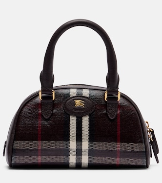 Highlands Mini jacquard tote bag | Burberry