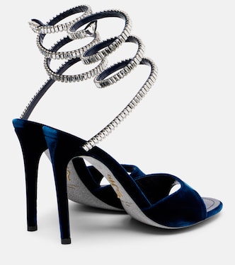 Spark 105 embellished velvet sandals | Rene Caovilla