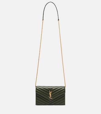 Cassandre Envelope leather wallet on chain | Saint Laurent