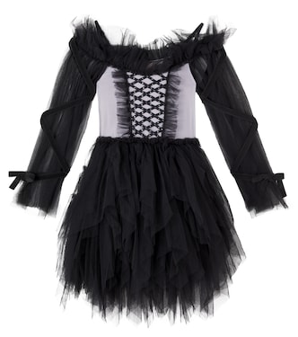 Witching Hour velvet-trimmed tulle dress | Tutu Du Monde